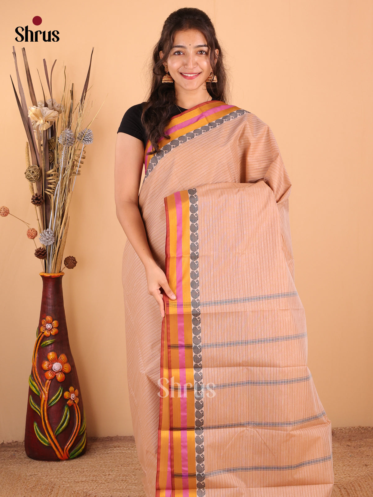 DDS09035 - South Cotton Saree - Shop on Shrus.com