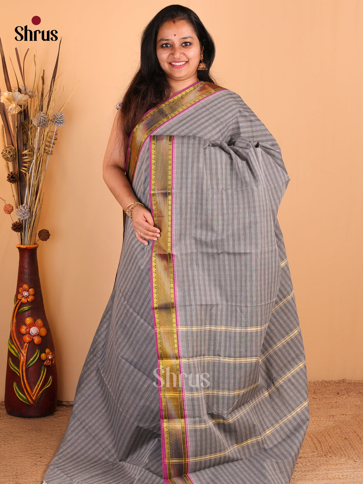 DDS09076 -South Cotton Saree - Shop on Shrus.com