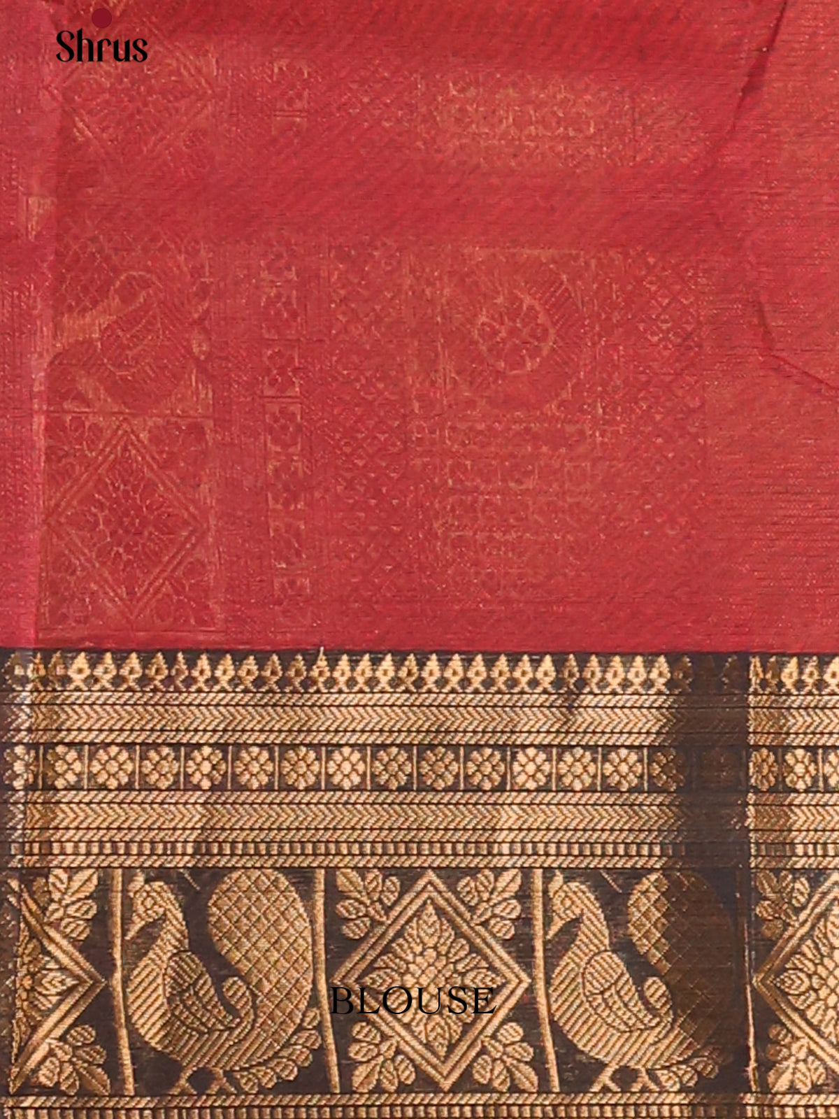 Maroon with Black - Chettinad Cotton Saree - DDS09340 - Shop on Shrus.com