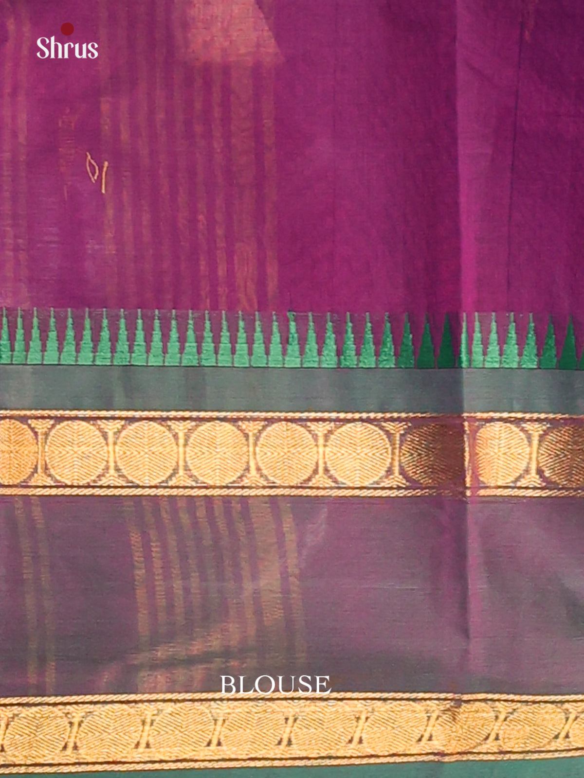 Violet with  Pink - Chettinad Cotton Saree - Shop on Shrus.com