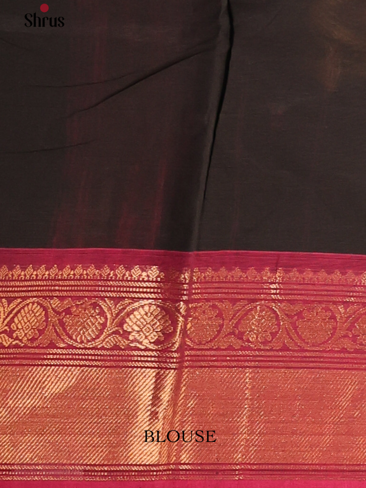 Black with Maroon -DDS10066 - Chettinad Cotton Saree - Shop on Shrus.com