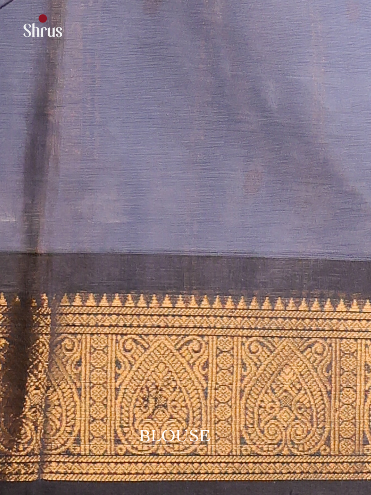 Dark Grey with Light Navy Blue - Chettinad Cotton Saree - DDS10072 - Shop on Shrus.com