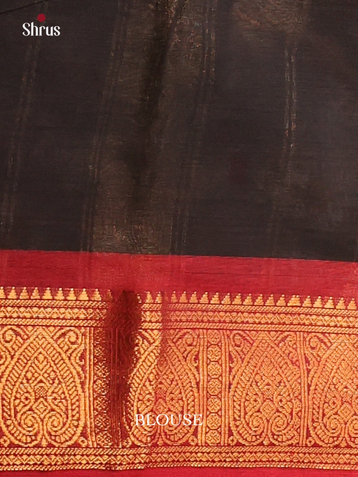 Black with Red - Chettinad Cotton Saree - DDS10073 - Shop on Shrus.com