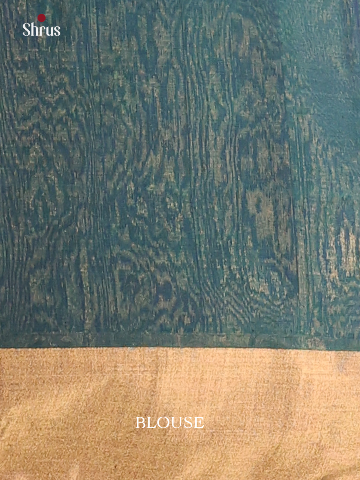Maroon Silk Cotton Saree With Zari Motifs Paired With Peacock Green Zari Woven Pallu - Shop on Shrus.com