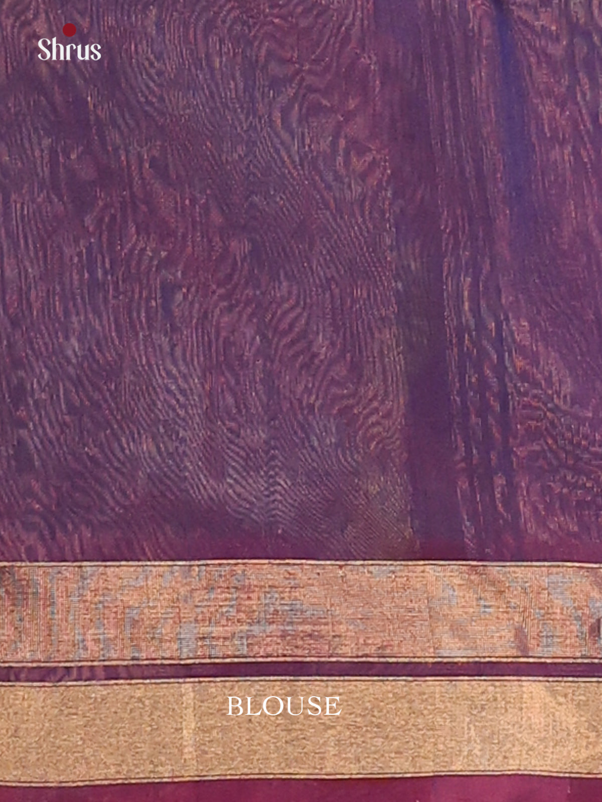 Blue Silk Cotton Saree With Zari Woven Square Buttas, Rettapet Wine Border & Zari Pallu - Shop on Shrus.com