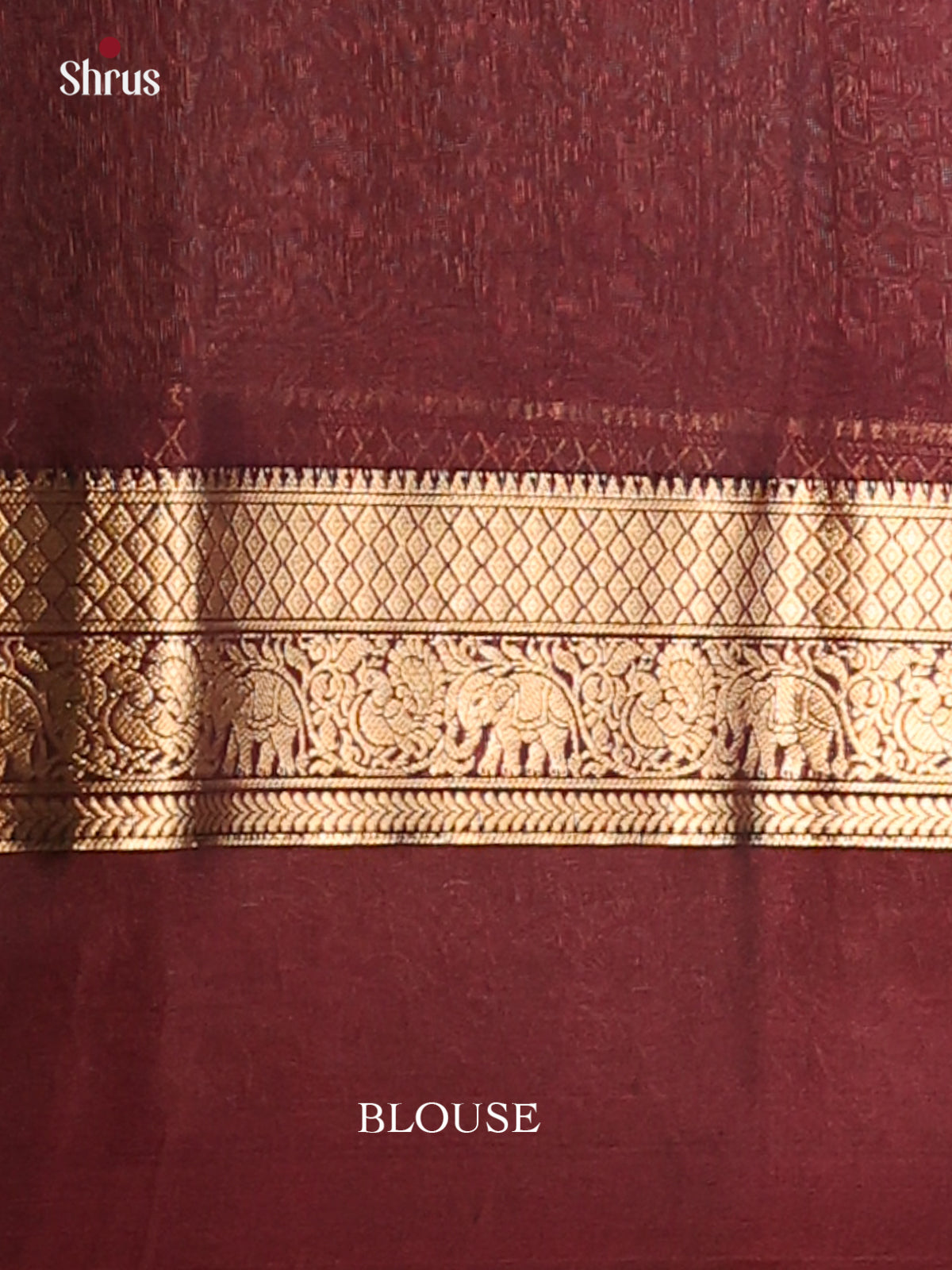 Elephant grey with Wine - Silk Cotton Saree - DDS10127 - Shop on Shrus.com