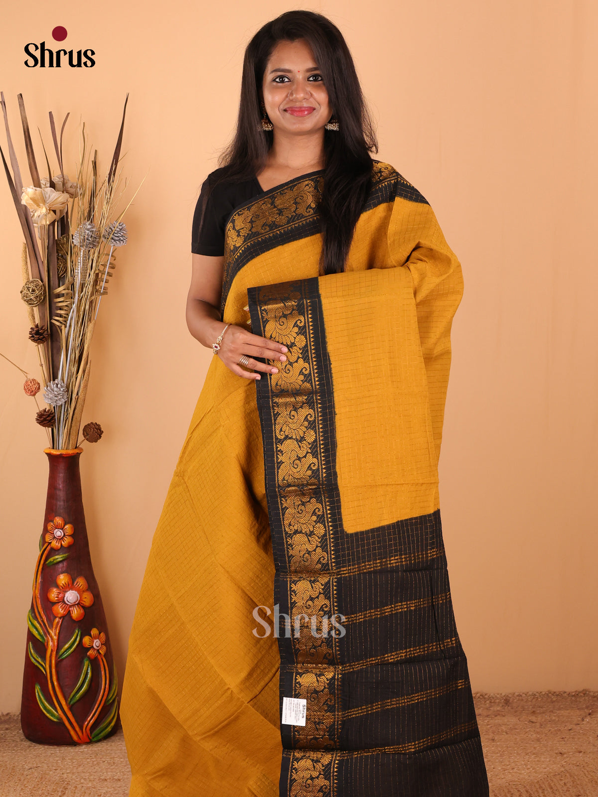 DDS11064 - Sungudi Cotton Saree - Shop on Shrus.com