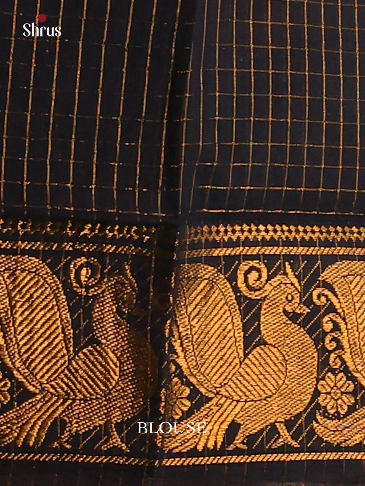 Mustard with Black - DDS11077 - Sungudi Cotton Saree - Shop on Shrus.com