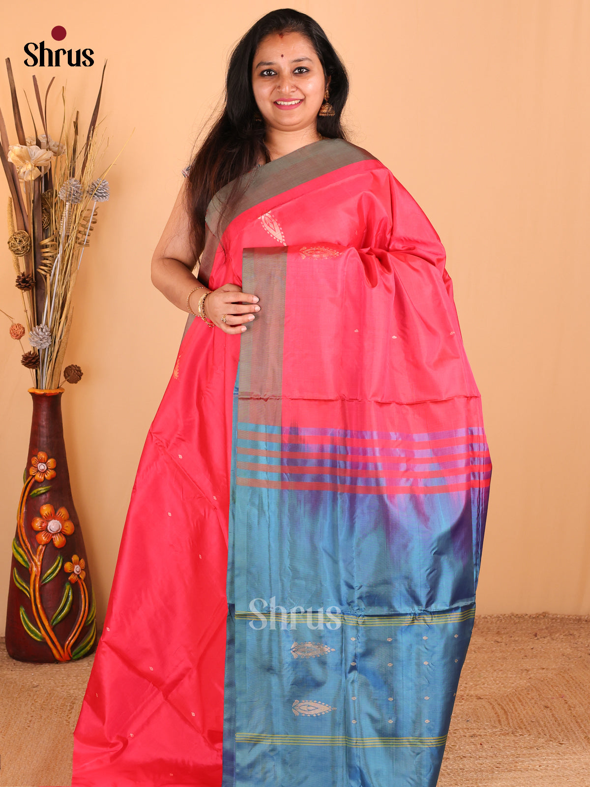 DDS12146 - Banana Pith Saree - Shop on Shrus.com
