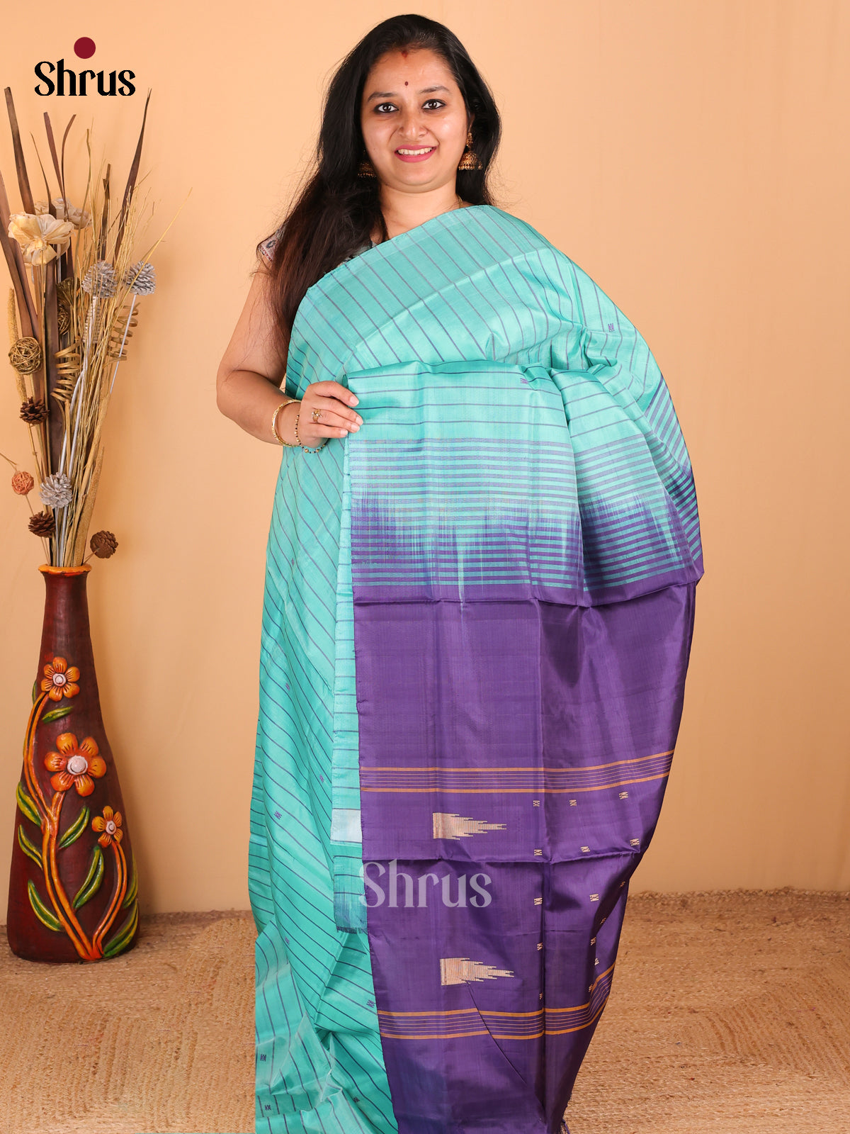 DDS12200 - Banana Pith Saree - Shop on Shrus.com