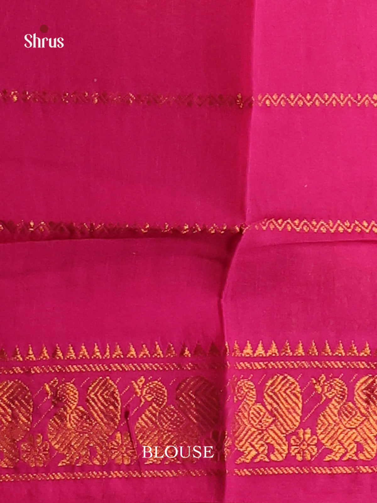 Pink with Orange - DDS15097 - Sungudi Cotton Saree - Shop on Shrus.com