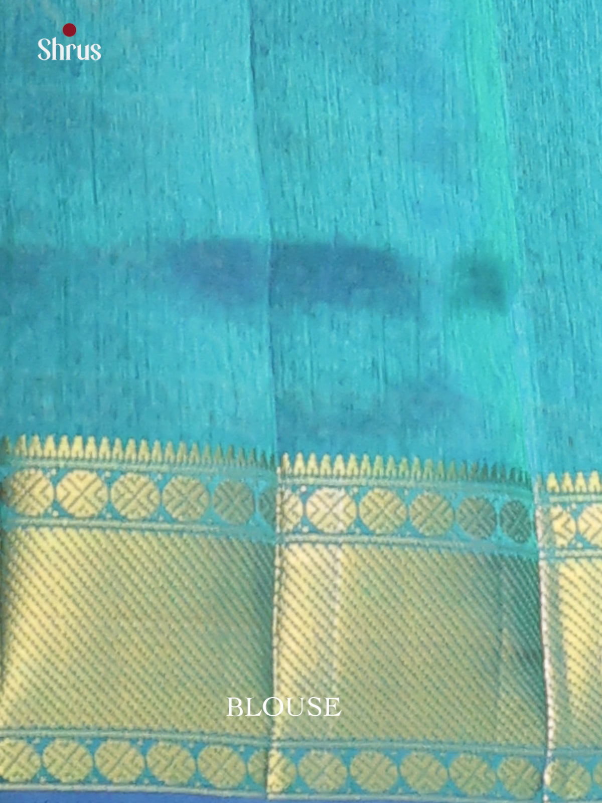 Blue with Teal - DDS16019 - Semi Patola Saree - Shop on Shrus.com