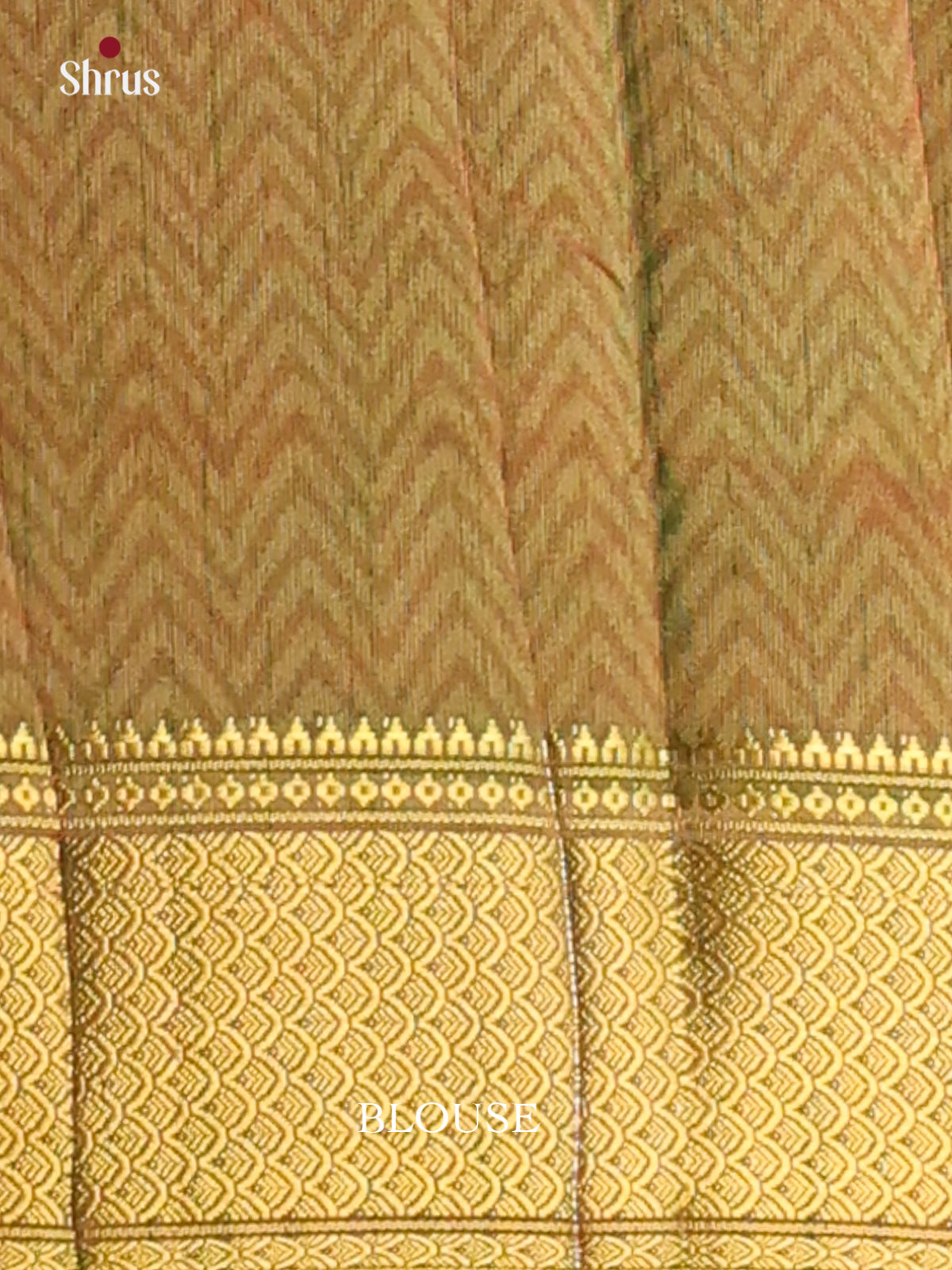Pink with Green - DDS16058 - Semi Patola Saree - Shop on Shrus.com