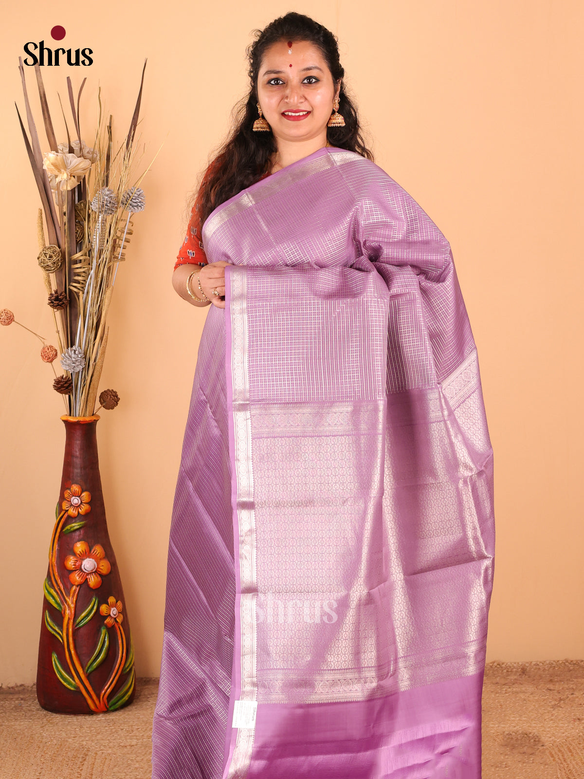 DDS17029 - Kanchipuram silk Saree - Shop on Shrus.com