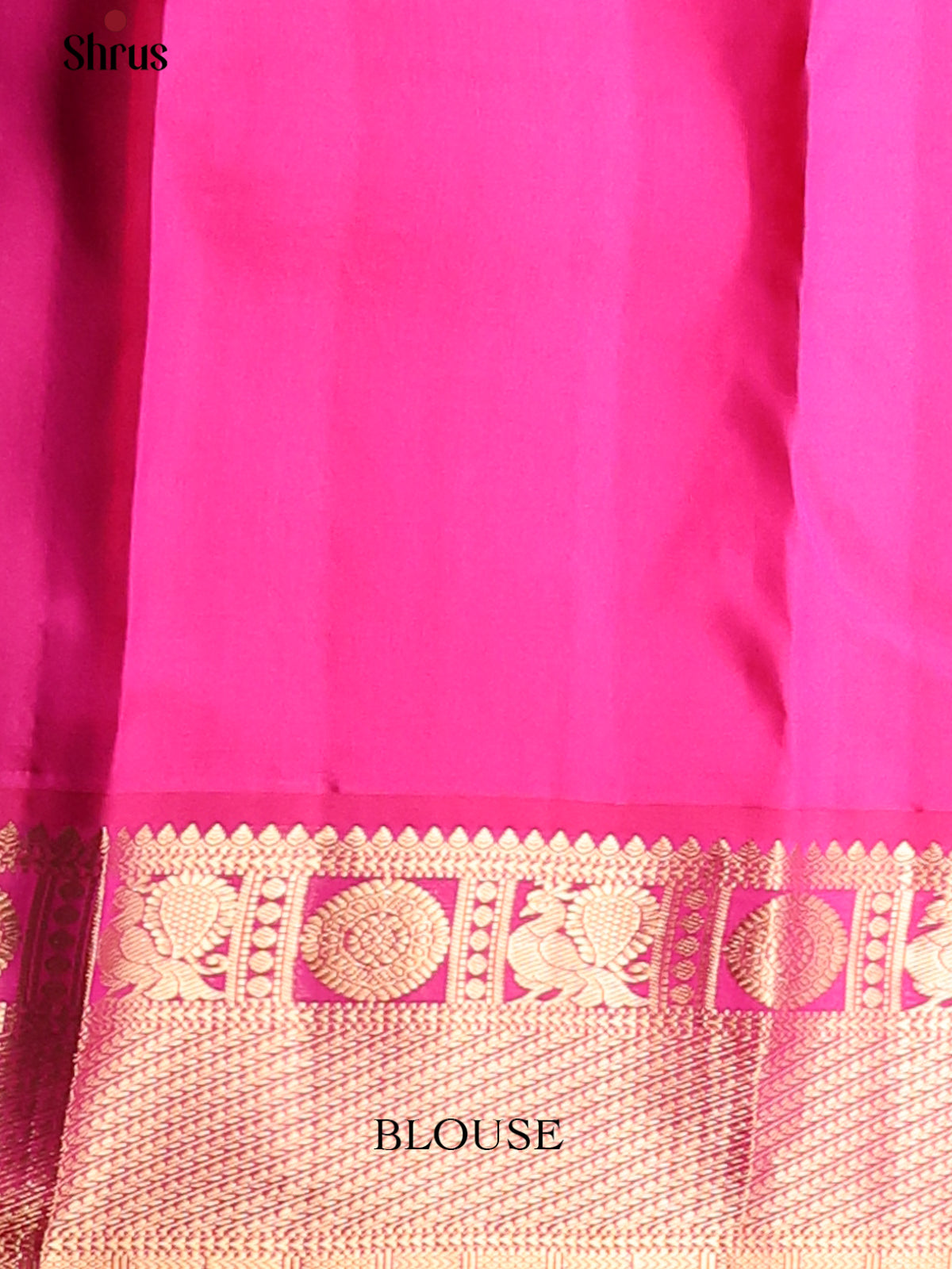 Vibrant Peacock Blue Kanchipuram silk Saree zari woven buttas , brocade pallu - Shop on Shrus.com