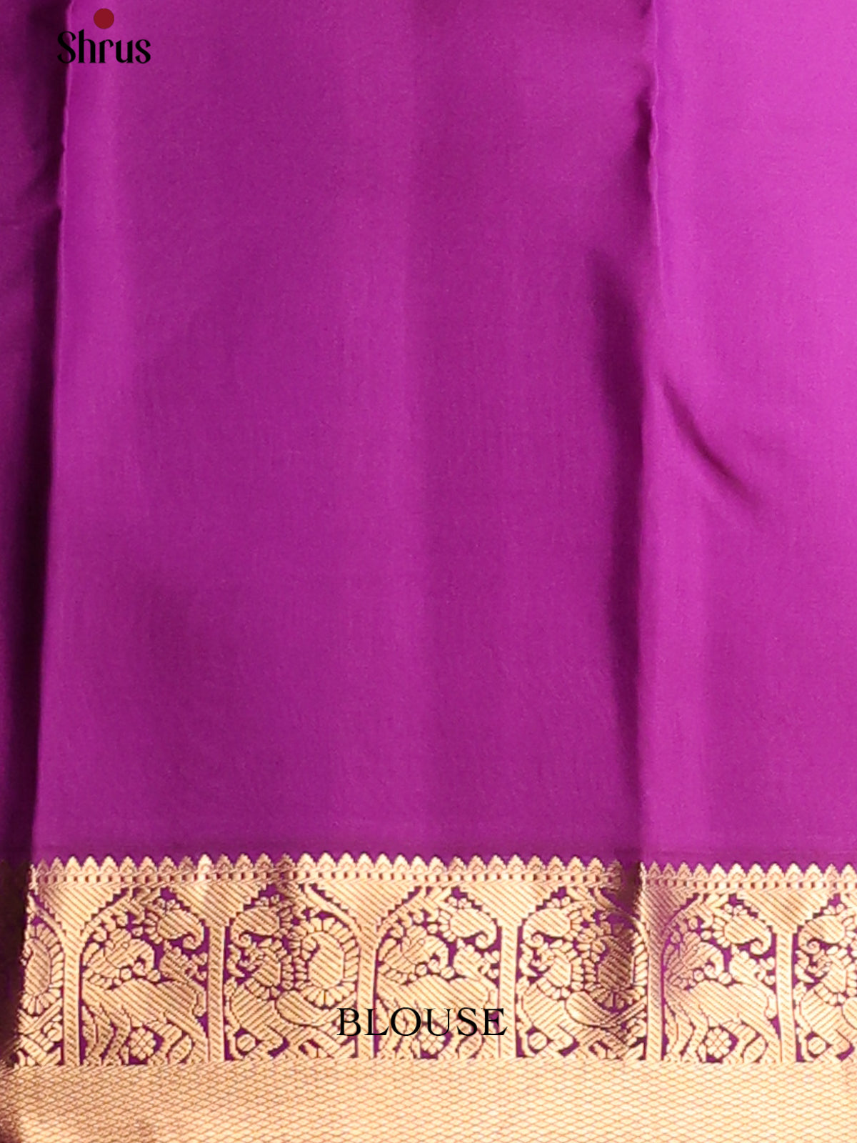 Charming Cream Kanchipuram silk Saree with gold zari floral buttas , floral vines border - Shop on Shrus.com