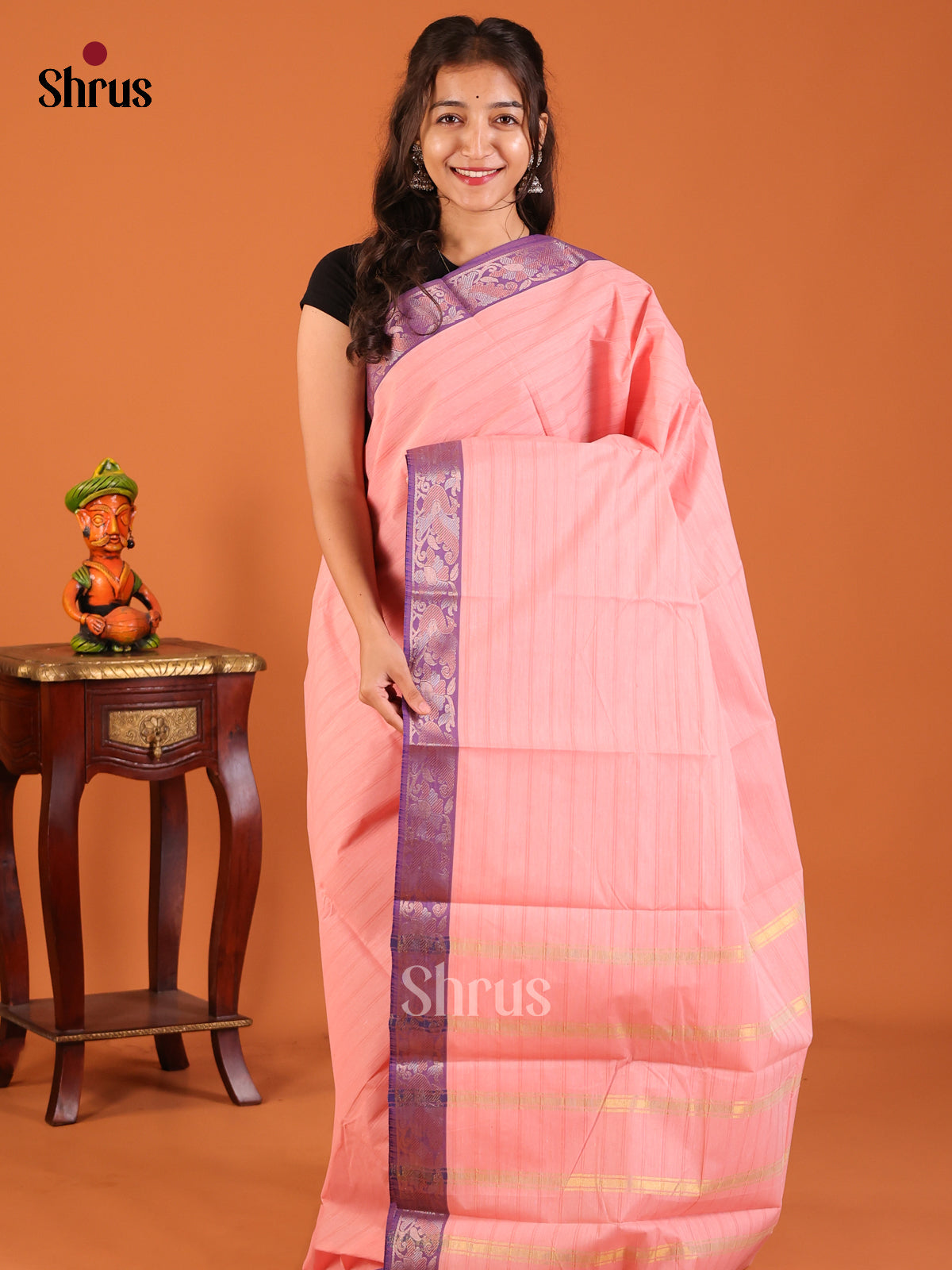 DDS21299 - South Cotton Saree - Shop on Shrus.com