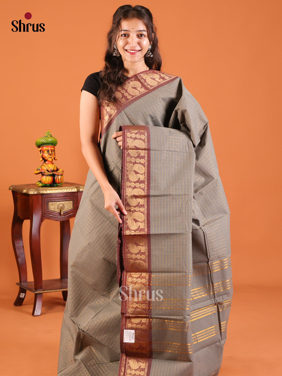 DDS21337 - Chettinad Mix Cotton Saree - Shop on Shrus.com