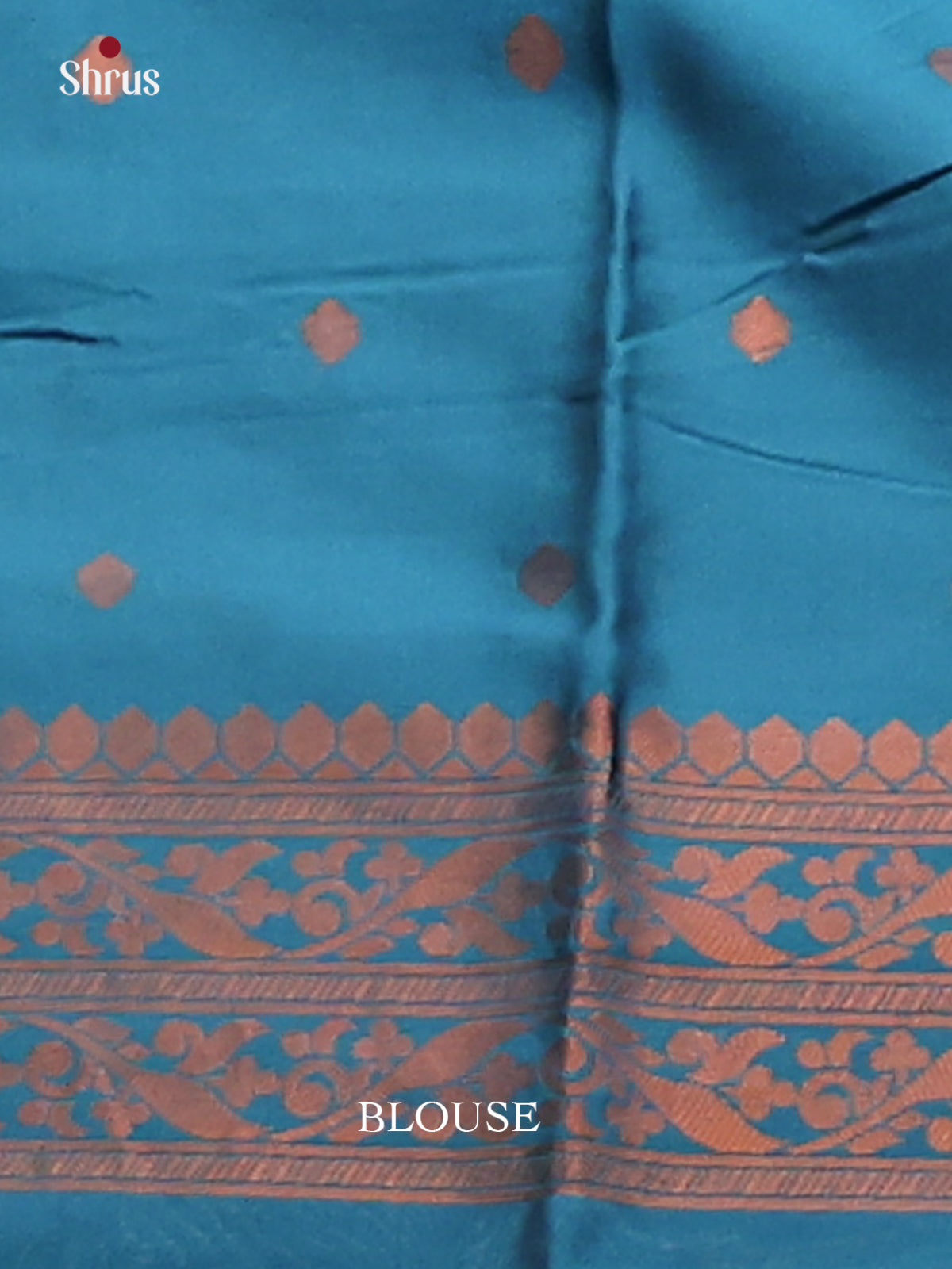 Pastel Blue with Blue - Semisoft silk Saree - Shop on Shrus.com