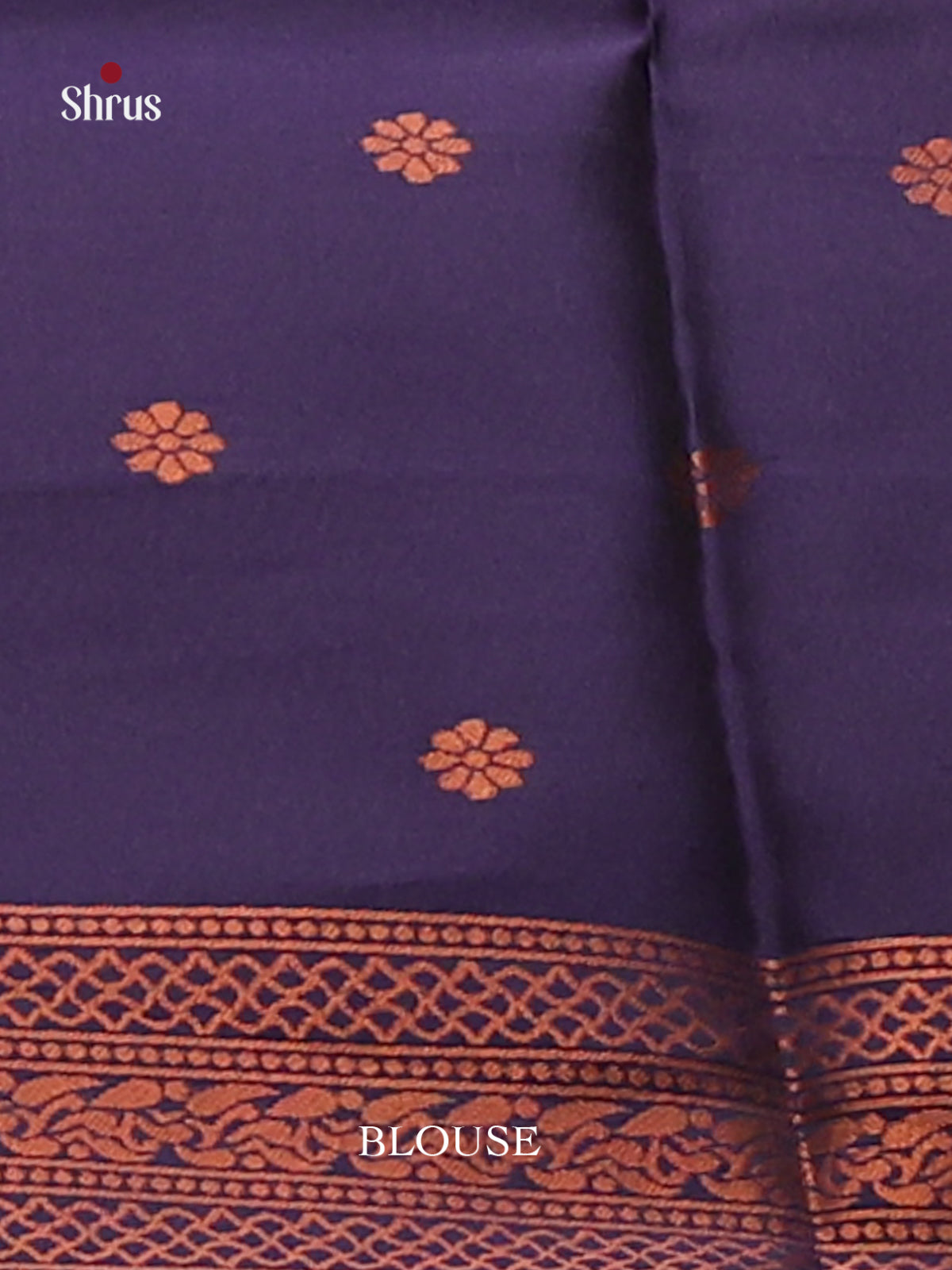 Pastel Blue with Blue - Semisoft silk Saree - Shop on Shrus.com