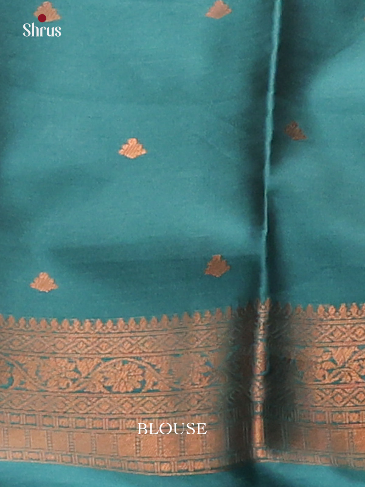 Pastel Blue with Blue - Semisoft silk Saree - Shop on Shrus.com
