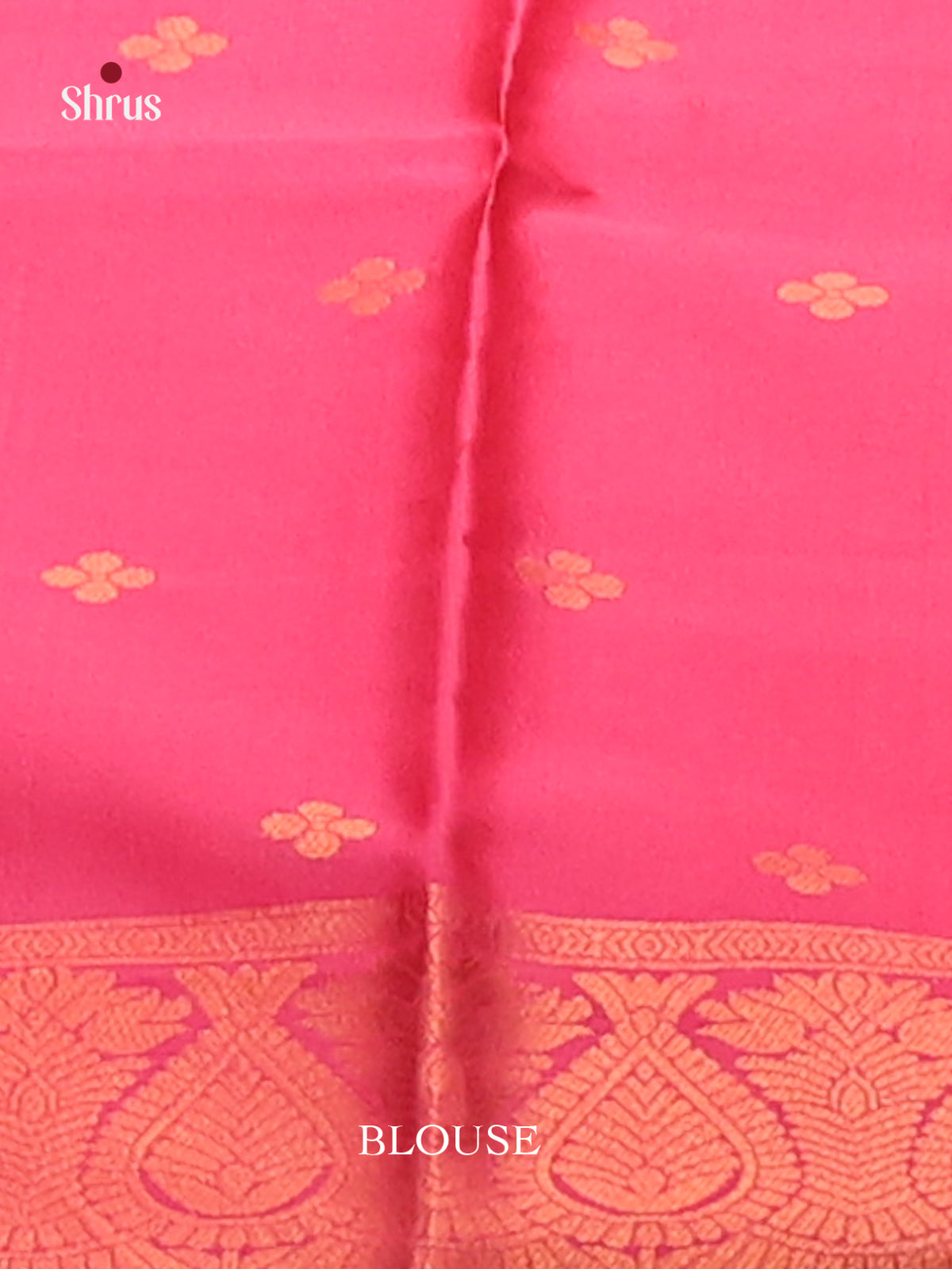 Mustardy Green with Maroon- Semisoft silk Saree - Shop on Shrus.com