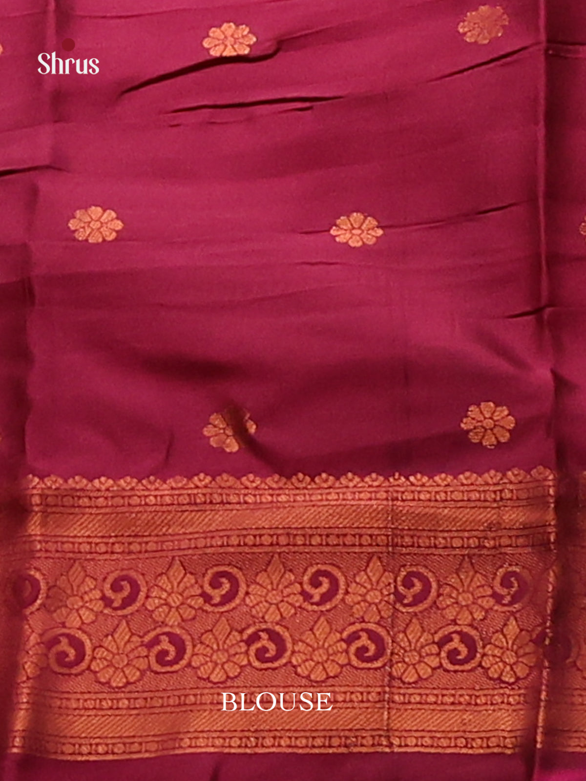 Grey with Maroon - Semisoft silk Saree - Shop on Shrus.com