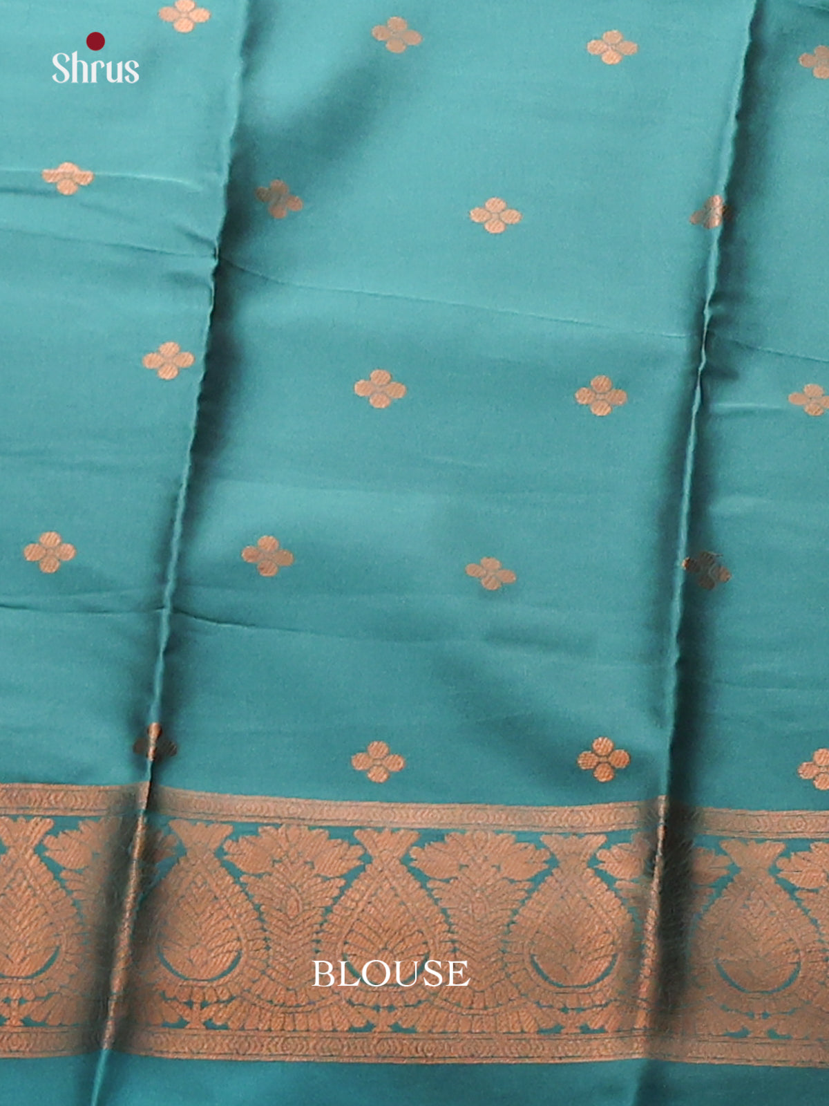 Pastel Blue with  Blue- Semisoft silk Saree - Shop on Shrus.com