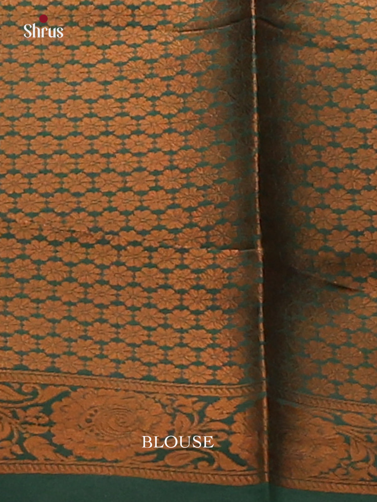 Mustardy Green with Green - Semisoft silk Saree - Shop on Shrus.com