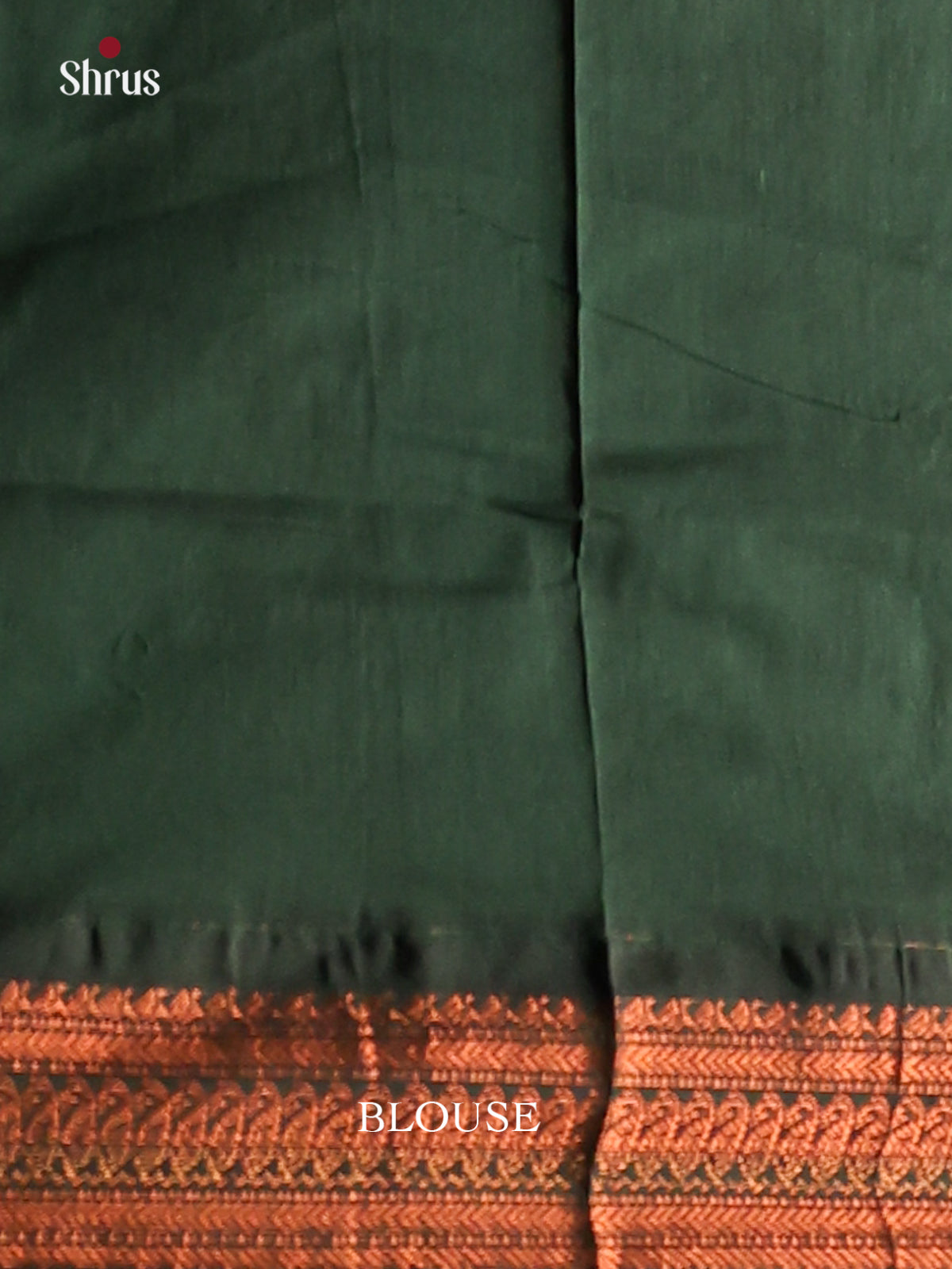 Orange with Green - Kalyani Cotton Saree - Shop on Shrus.com