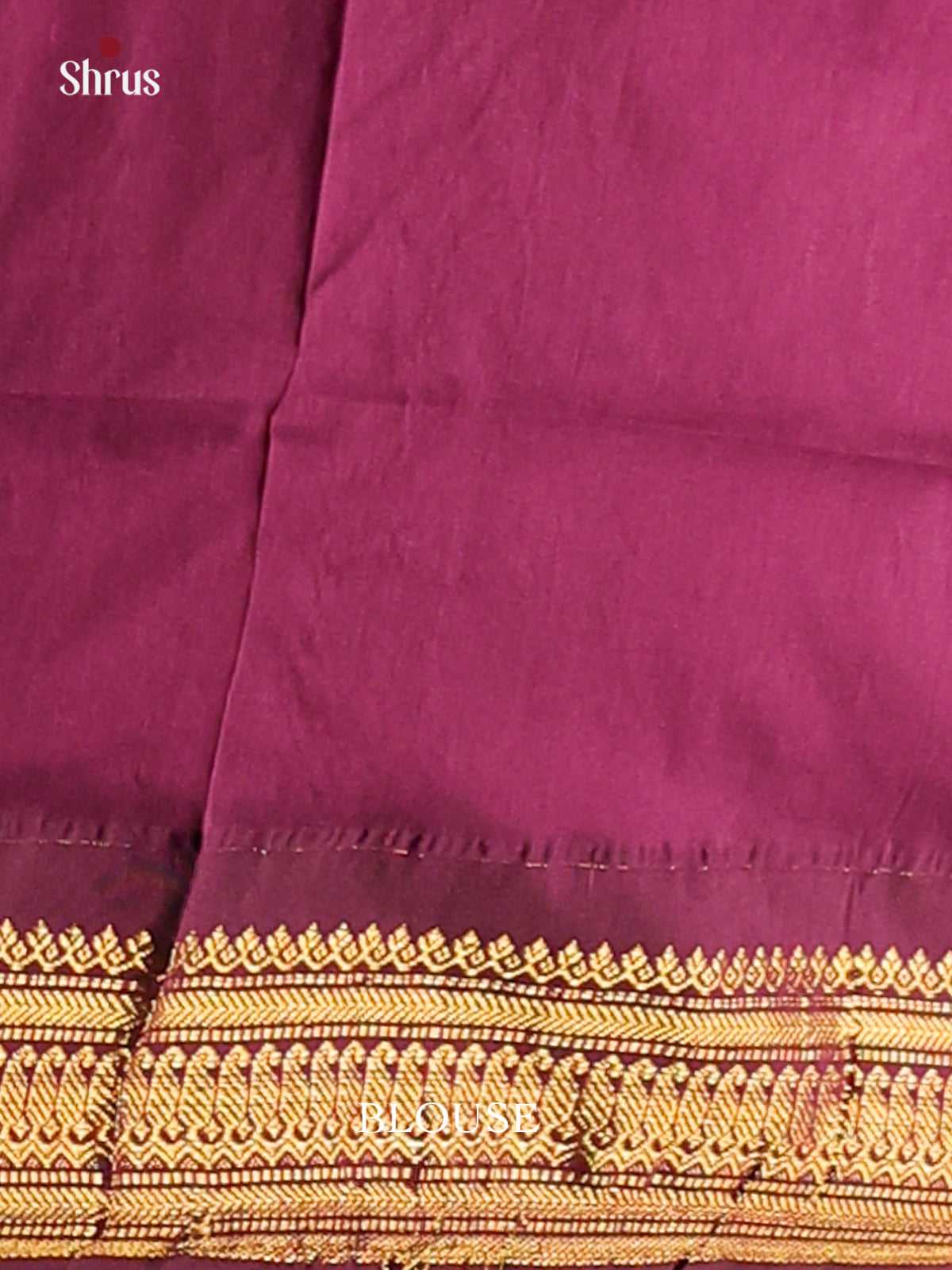 Dusty Brown with purple - Kalyani Cotton Saree - Shop on Shrus.com