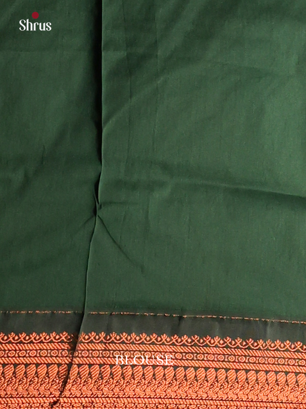 Orange with Green - Kalyani Cotton Saree - Shop on Shrus.com