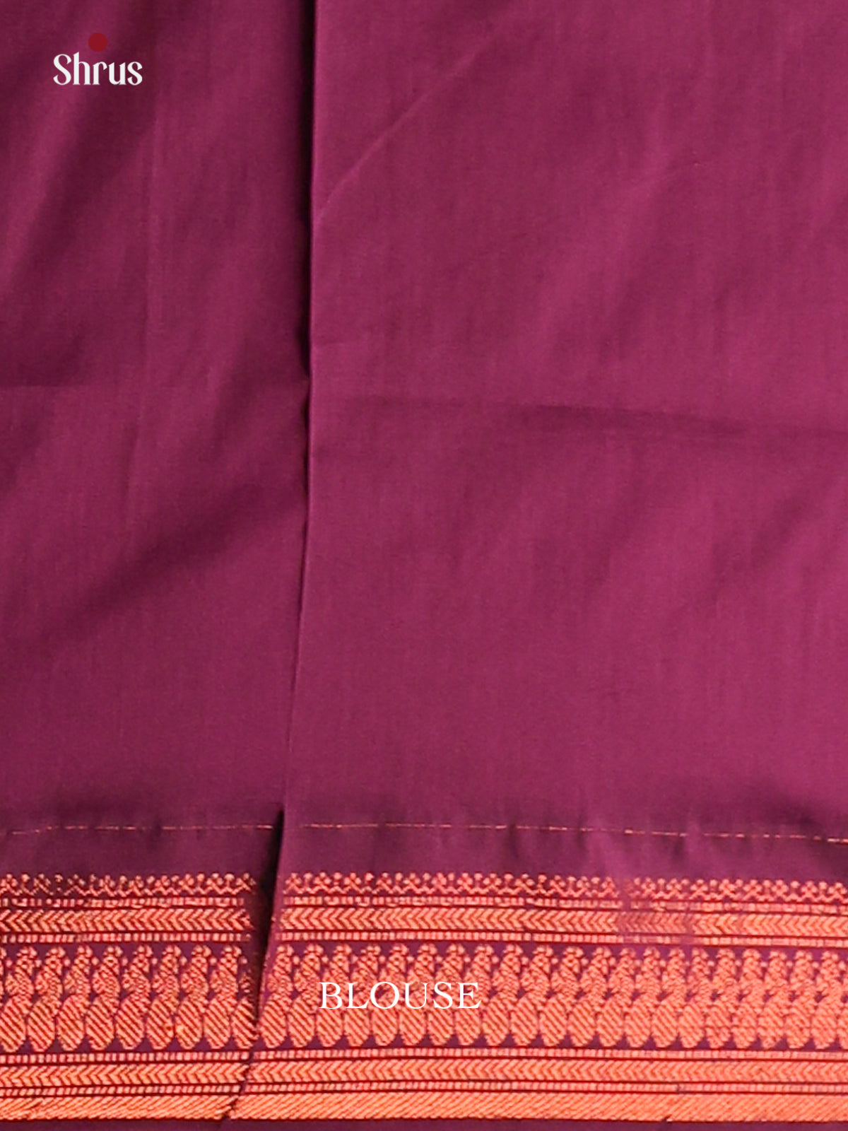 Dusty Brown with Purple - Kalyani Cotton Saree - Shop on Shrus.com