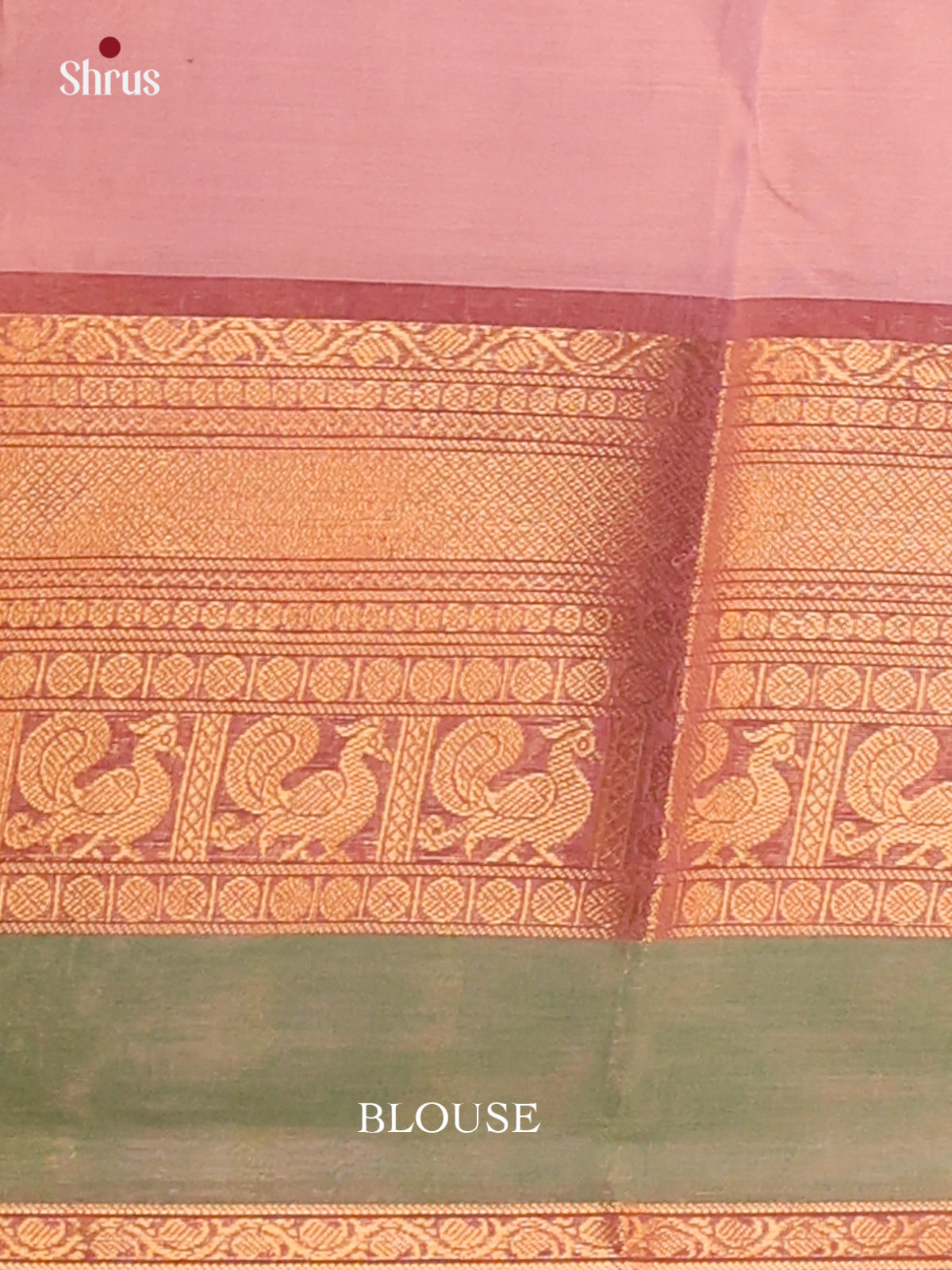 Onion Pink with  Purple- Chettinad Cotton Saree - Shop on Shrus.com