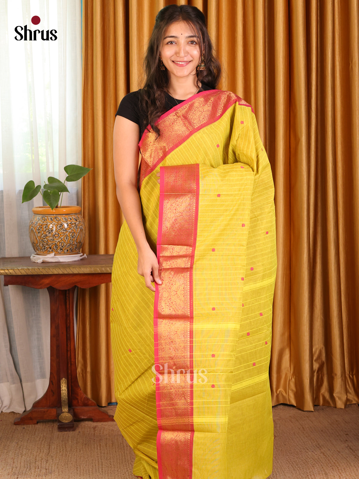 DDS28006 - Chettinad Cotton Saree - Shop on Shrus.com
