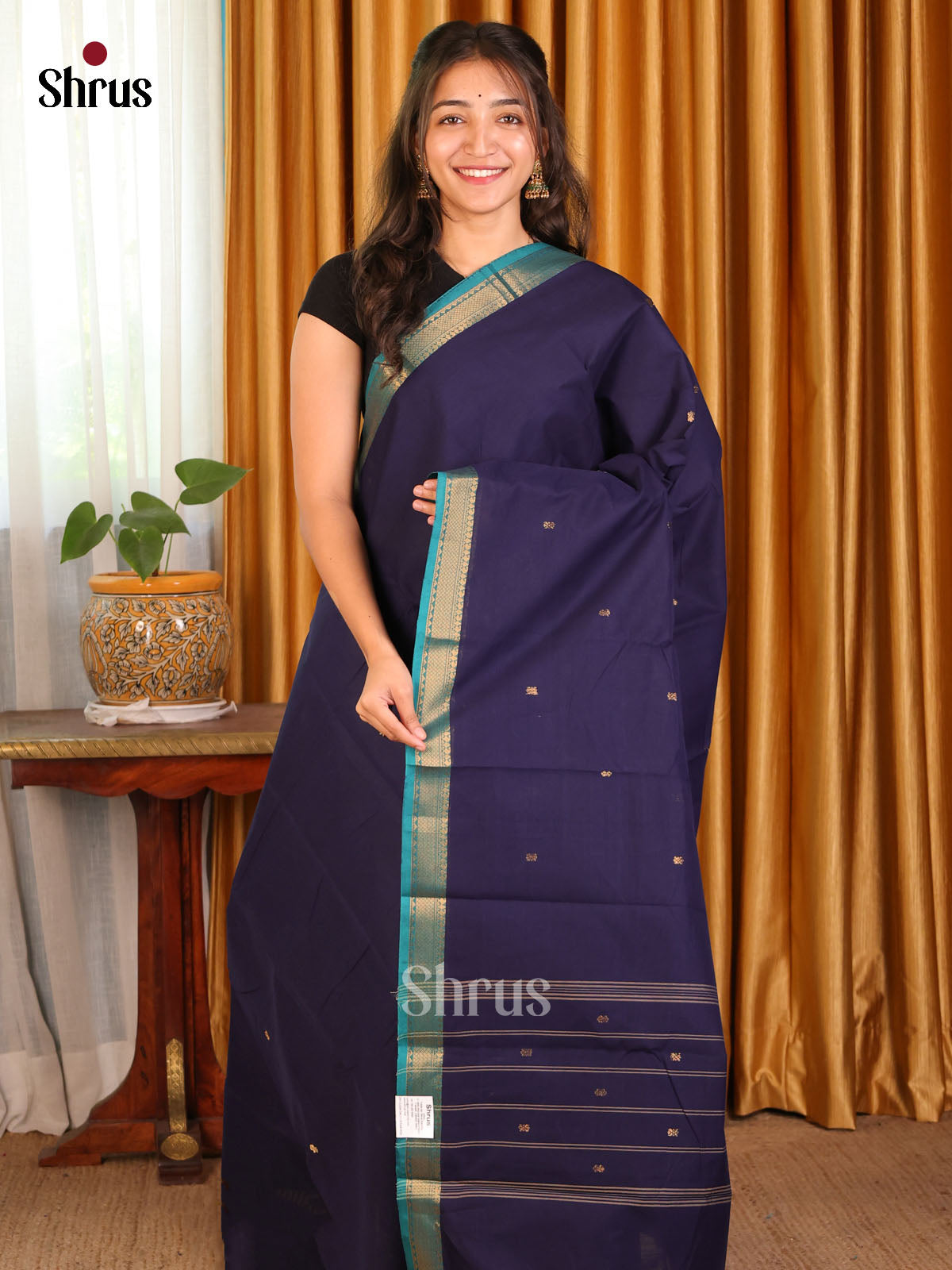 DDS28089 - Chettinad Cotton Saree - Shop on Shrus.com