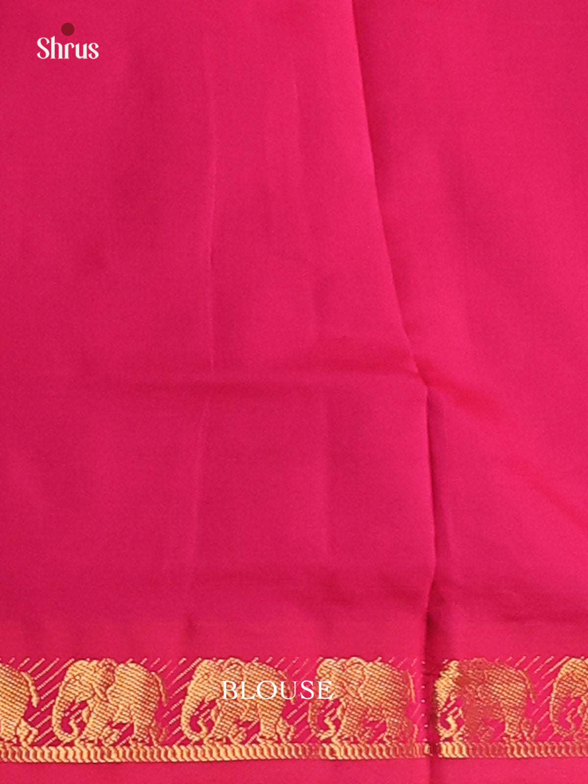Bottle Green with Pink - Silkcotton-halfpure Saree - Shop on Shrus.com