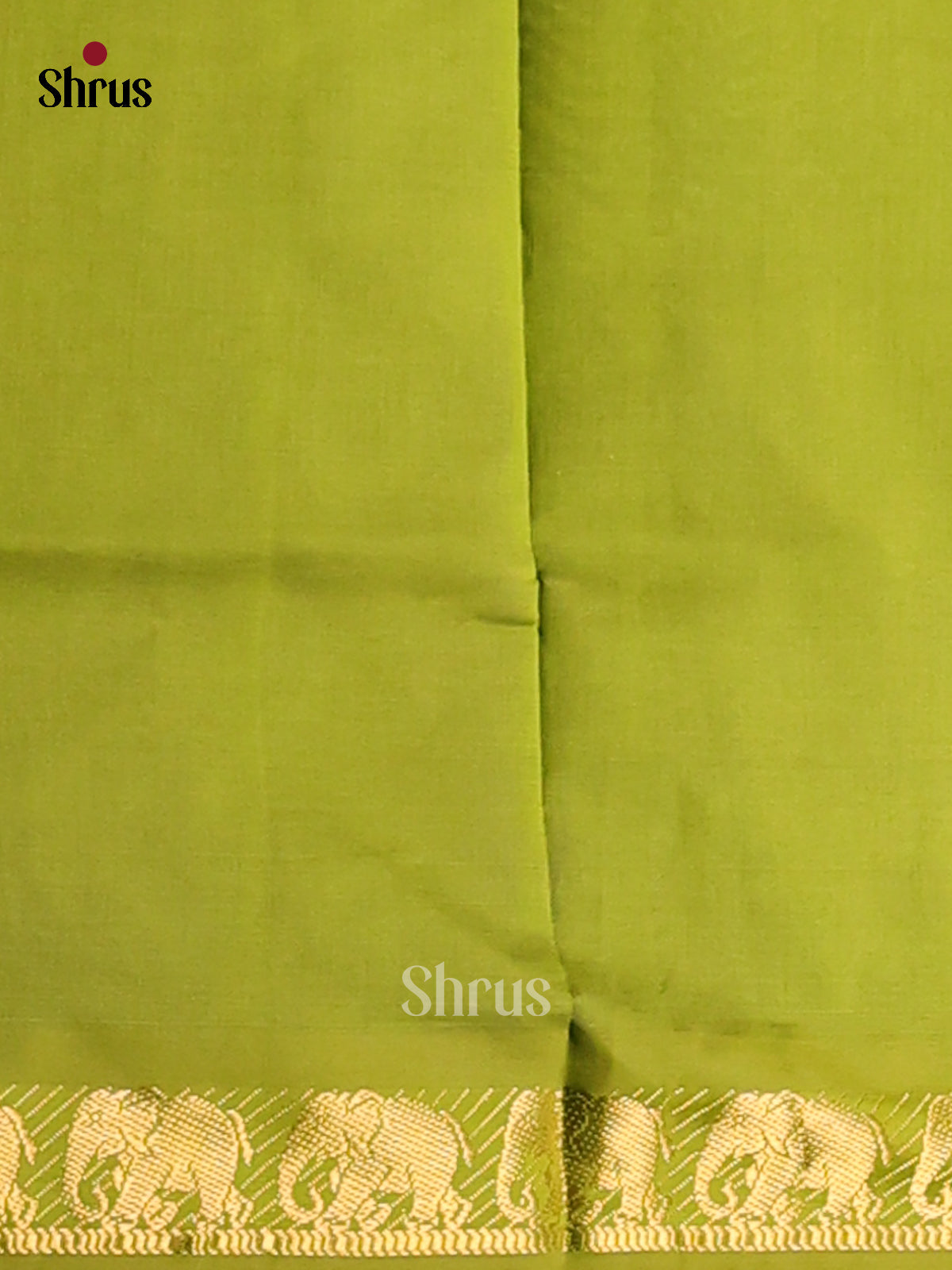 Blue & Green - Silkcotton-halfpure Saree - Shop on Shrus.com