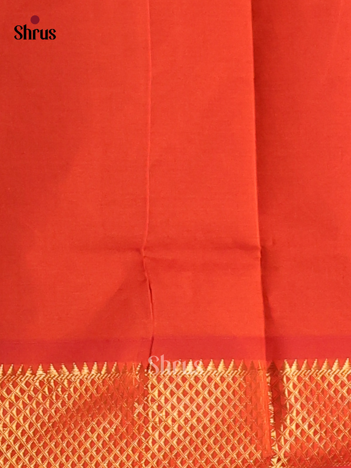 Arakku Maroon with Red- Silkcotton-halfpure Saree - Shop on Shrus.com