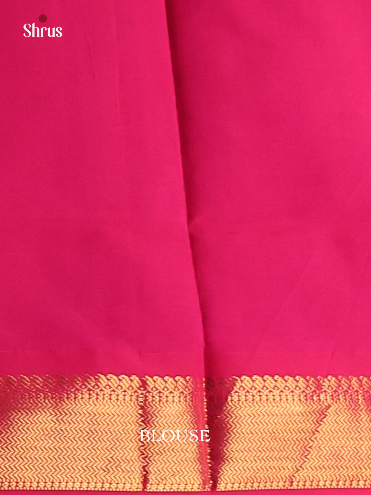Blue with Pink - Silkcotton-halfpure Saree - Shop on Shrus.com
