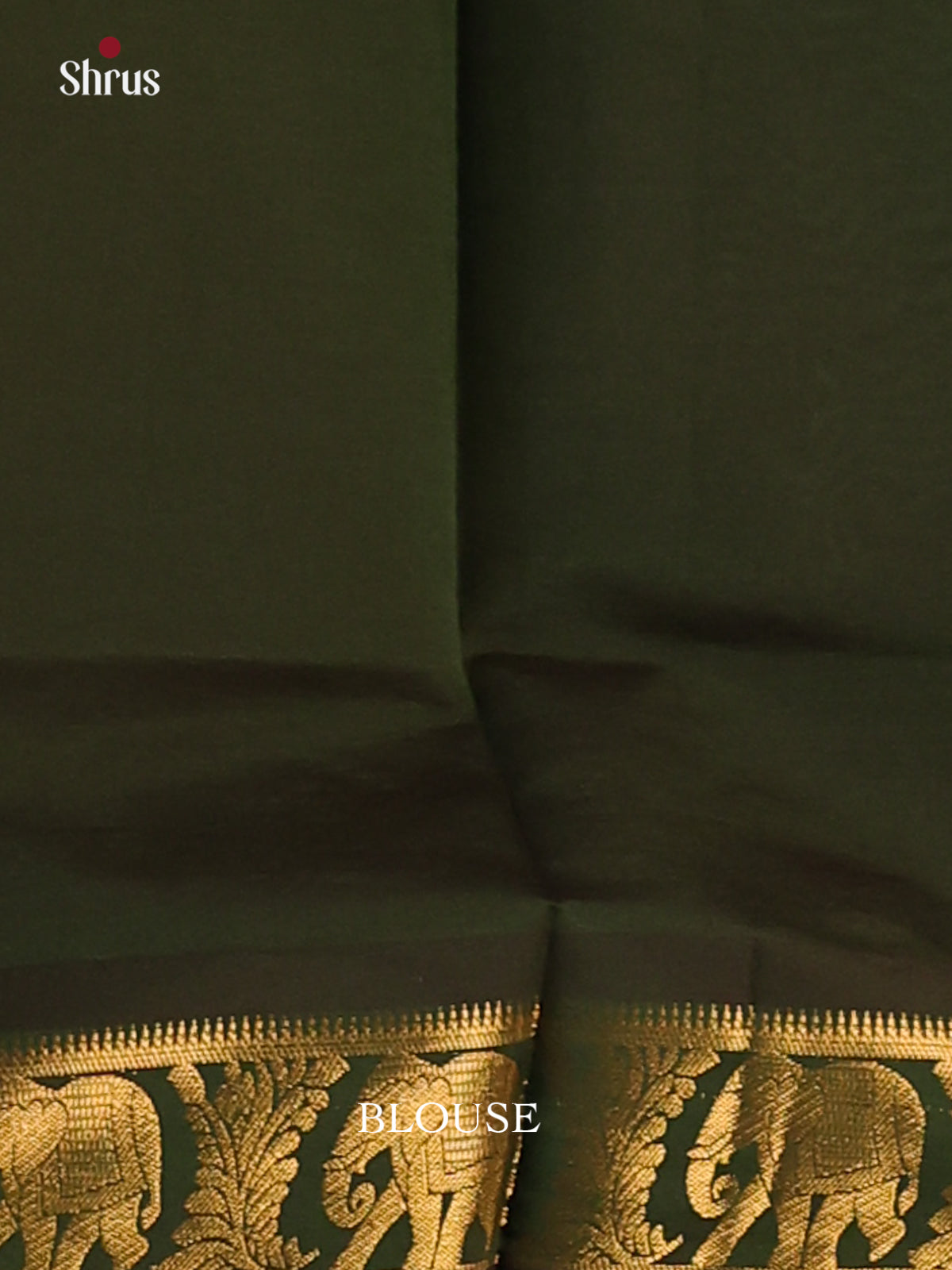 Purple with Green - Silkcotton-halfpure Saree - Shop on Shrus.com
