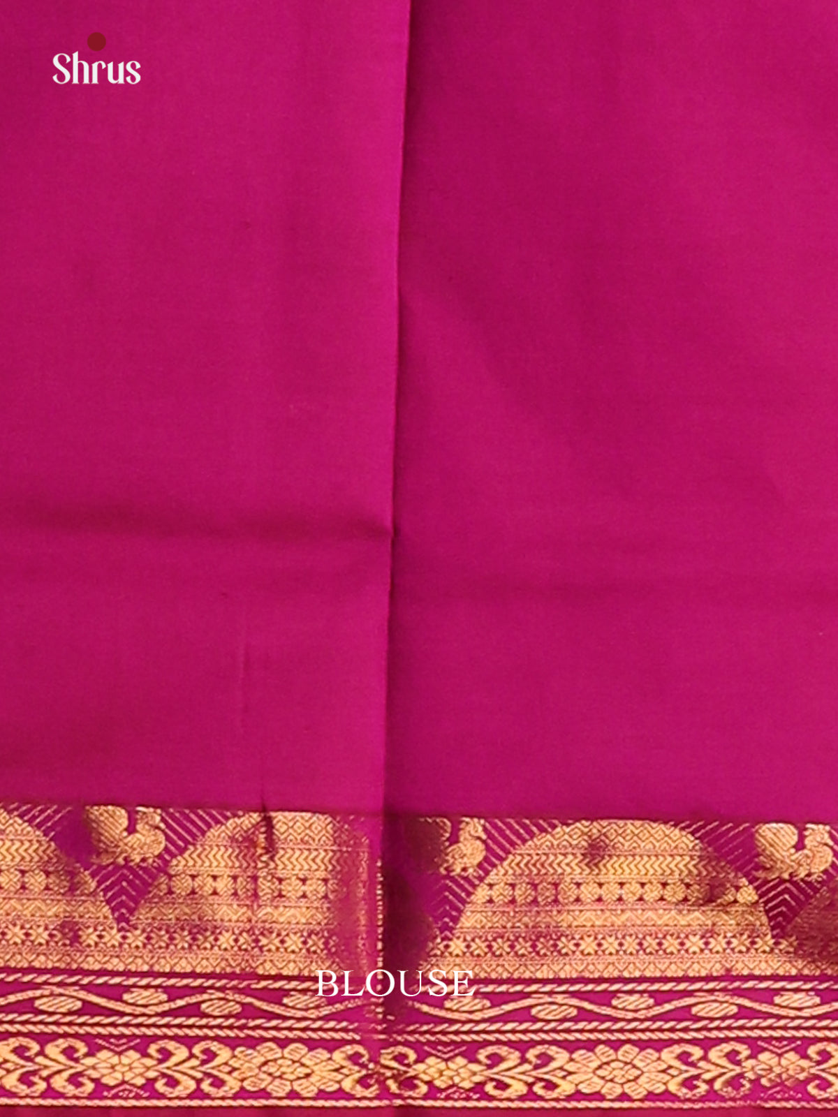 Brick Orange with Purple- Silkcotton-halfpure Saree - Shop on Shrus.com