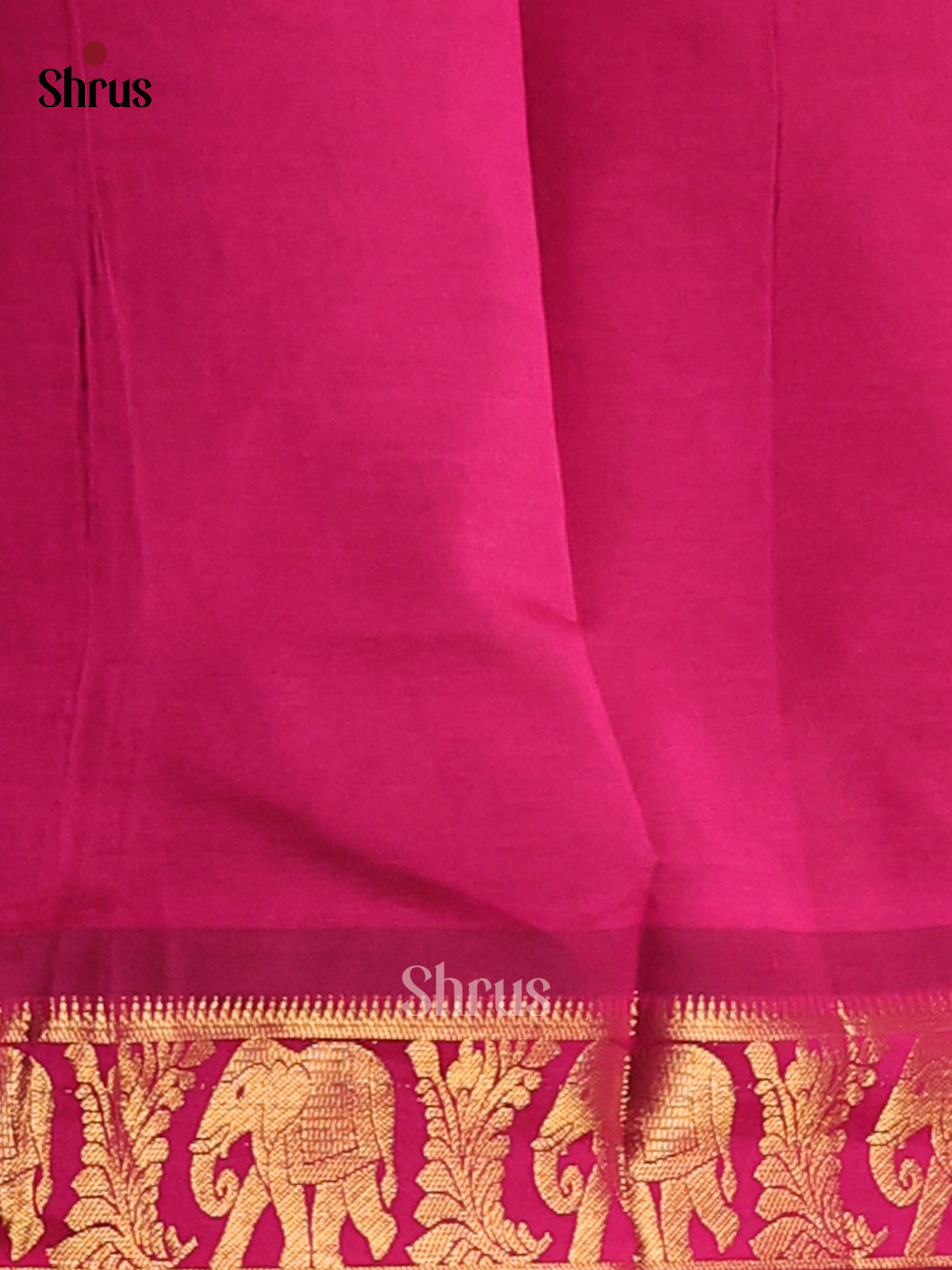 Grey with Purple- Silkcotton-halfpure Saree - Shop on Shrus.com