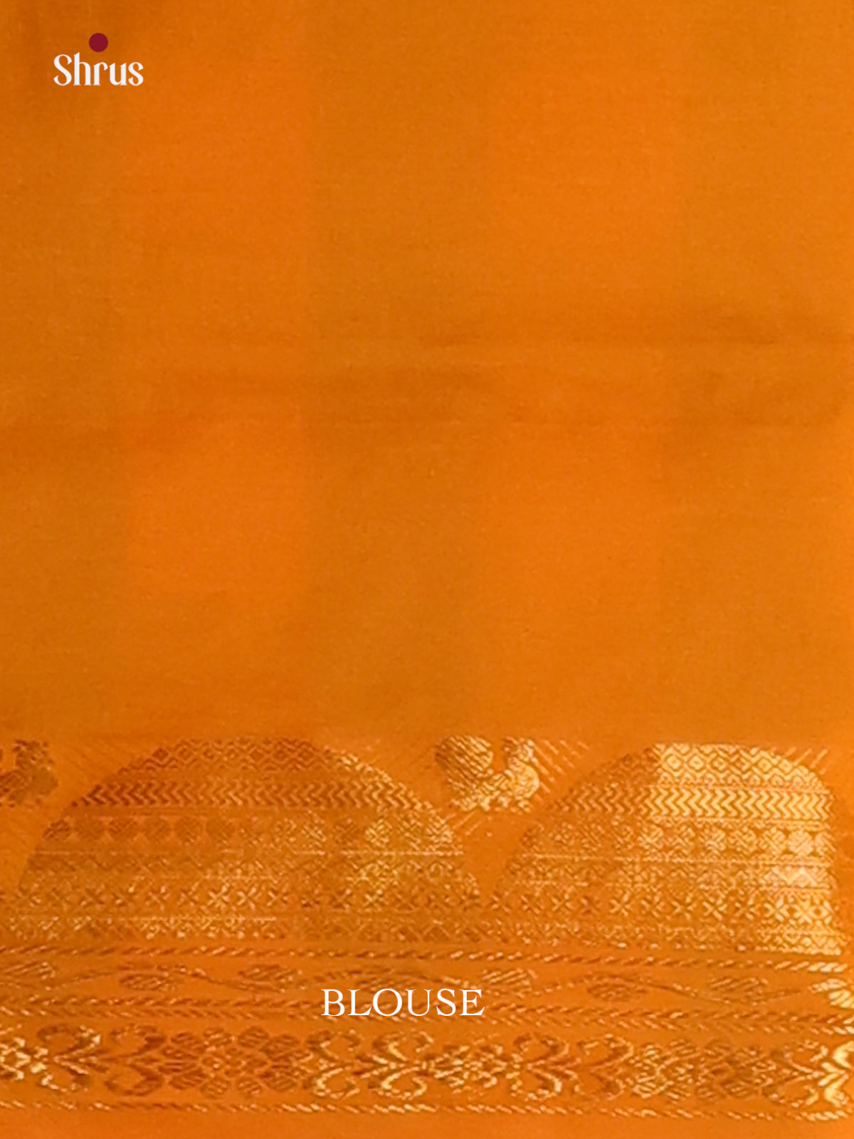 Mustard & Blue- Silkcotton-halfpure Saree - Shop on Shrus.com