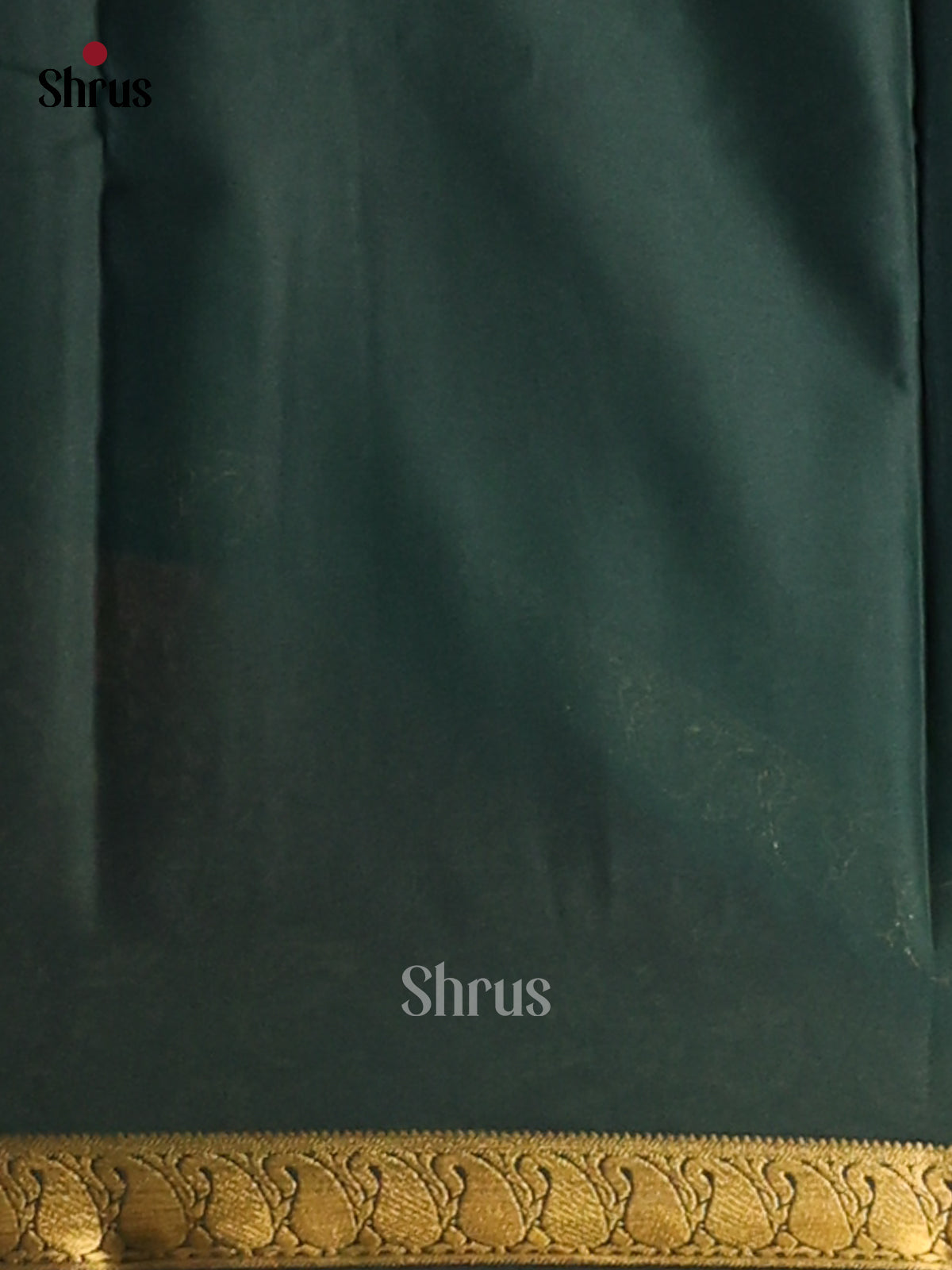 Maroon with Green - Semi Mysoresilk Saree - Shop on Shrus.com