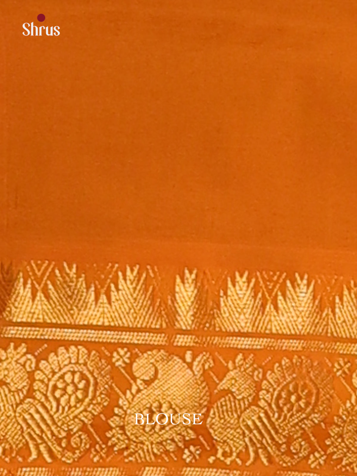 Purple with Brick- Silkcotton-halfpure Saree - Shop on Shrus.com