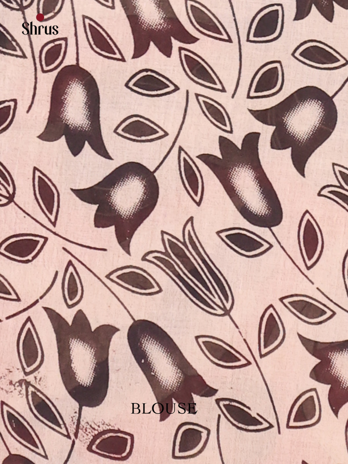 Pink & Cream- kalamkari-cotton Saree - Shop on Shrus.com