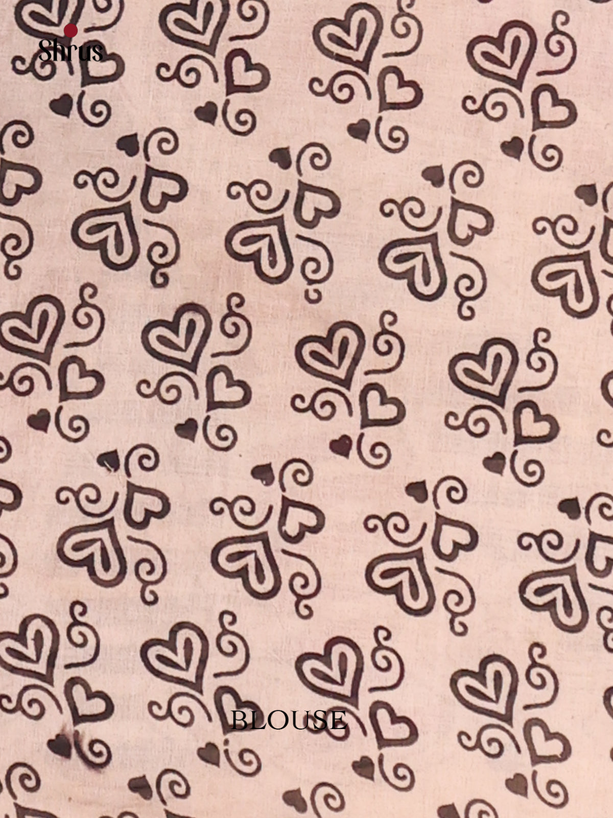 Blue & Cream- kalamkari-cotton Saree - Shop on Shrus.com