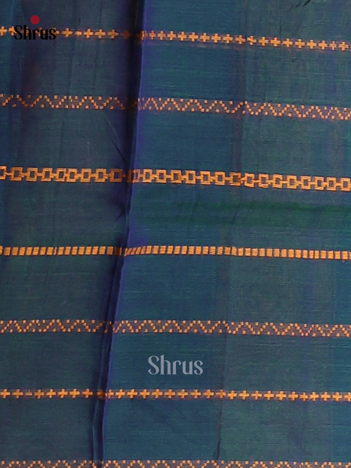 Peacock Blue - Narayanpet Cotton Saree - Shop on Shrus.com