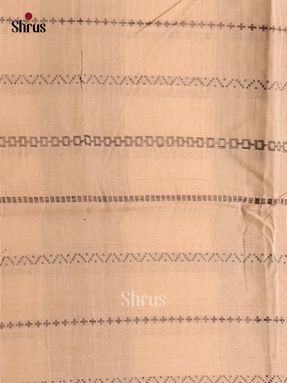 Beige - Narayanpet Cotton Saree - Shop on Shrus.com